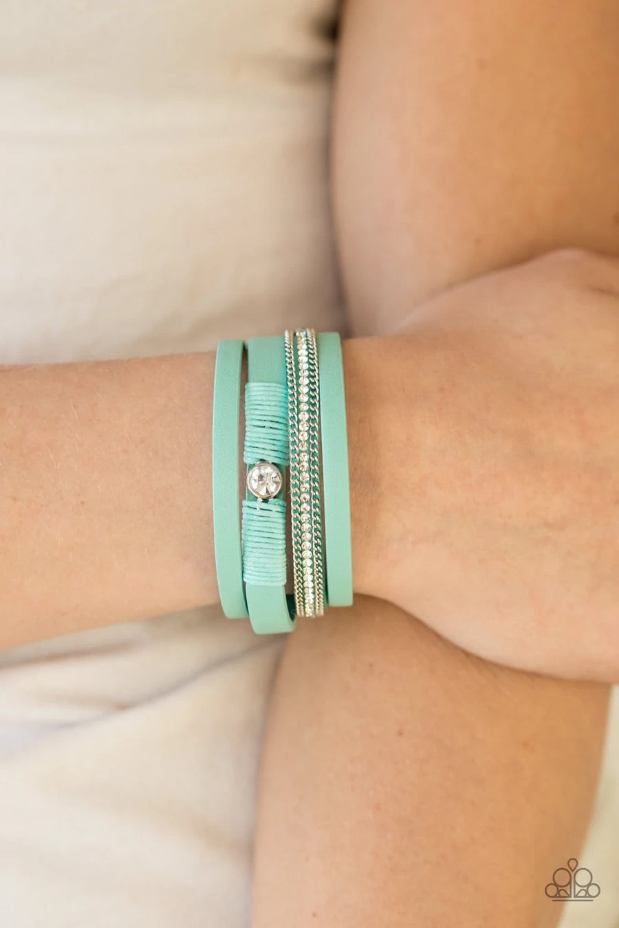 Catwalk Craze Green Paparazzi Urban Bracelet