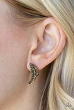 Wing Bling Brass Paparazzi Earrings