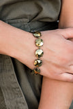 Fabulously Flashy - Brass Paparazzi Bracelet