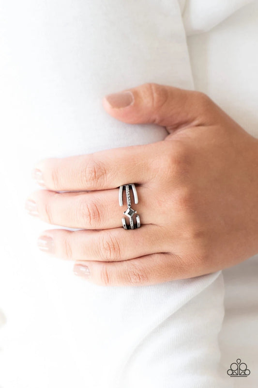 City Center Silver Paparazzi Ring