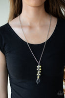 Teardrop Serenity Yellow Paparazzi Necklace