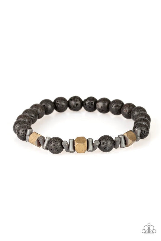 Rejuvenated Brass Paparazzi Urban Bracelet