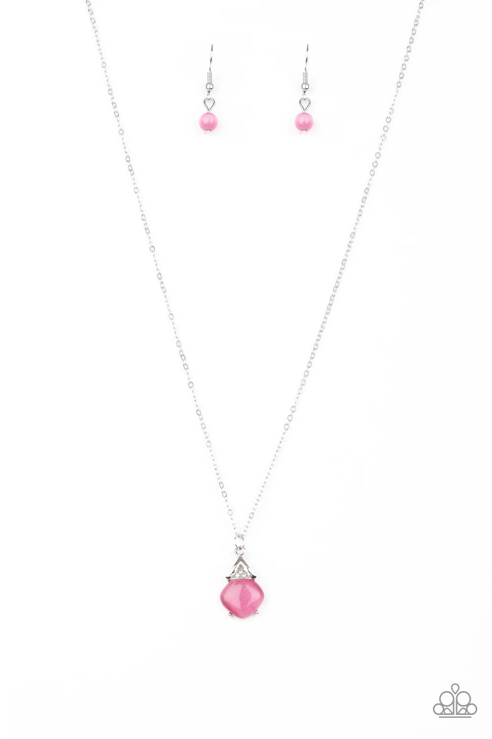 Romantic Razzle Pink Paparazzi Necklace
