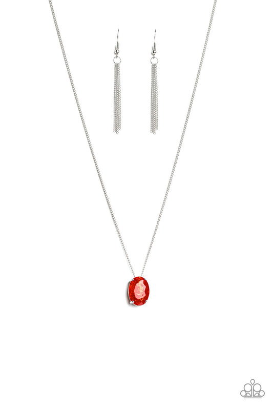 Extra Ice - Red Paparazzi Necklace