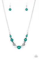 The Big Leaguer Green Paparazzi Necklace