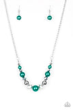 The Big Leaguer Green Paparazzi Necklace