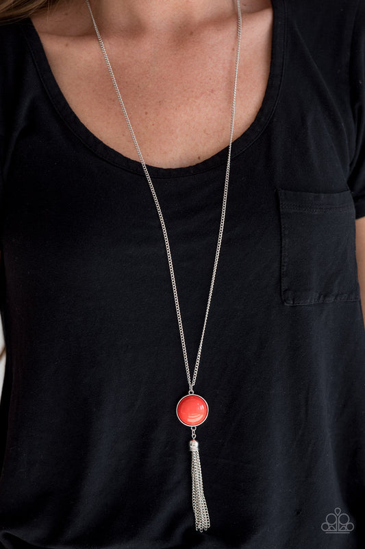 Pep In Your Step - Red Paparazzi Necklace