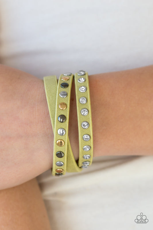 Catwalk Casual Green Paparazzi Bracelet