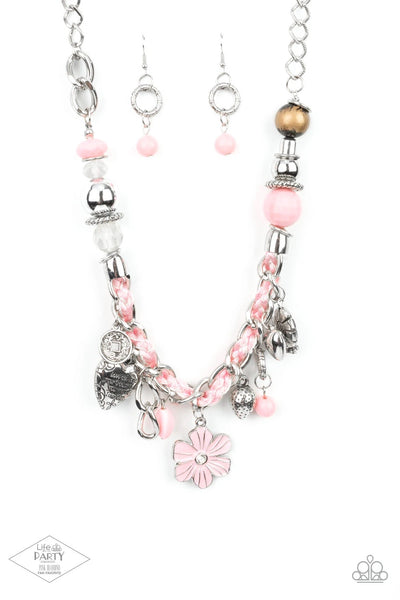 Charmed I’m Sure Pink Paparazzi Necklace