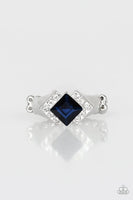 Wall Street Winner Blue Paparazzi Ring