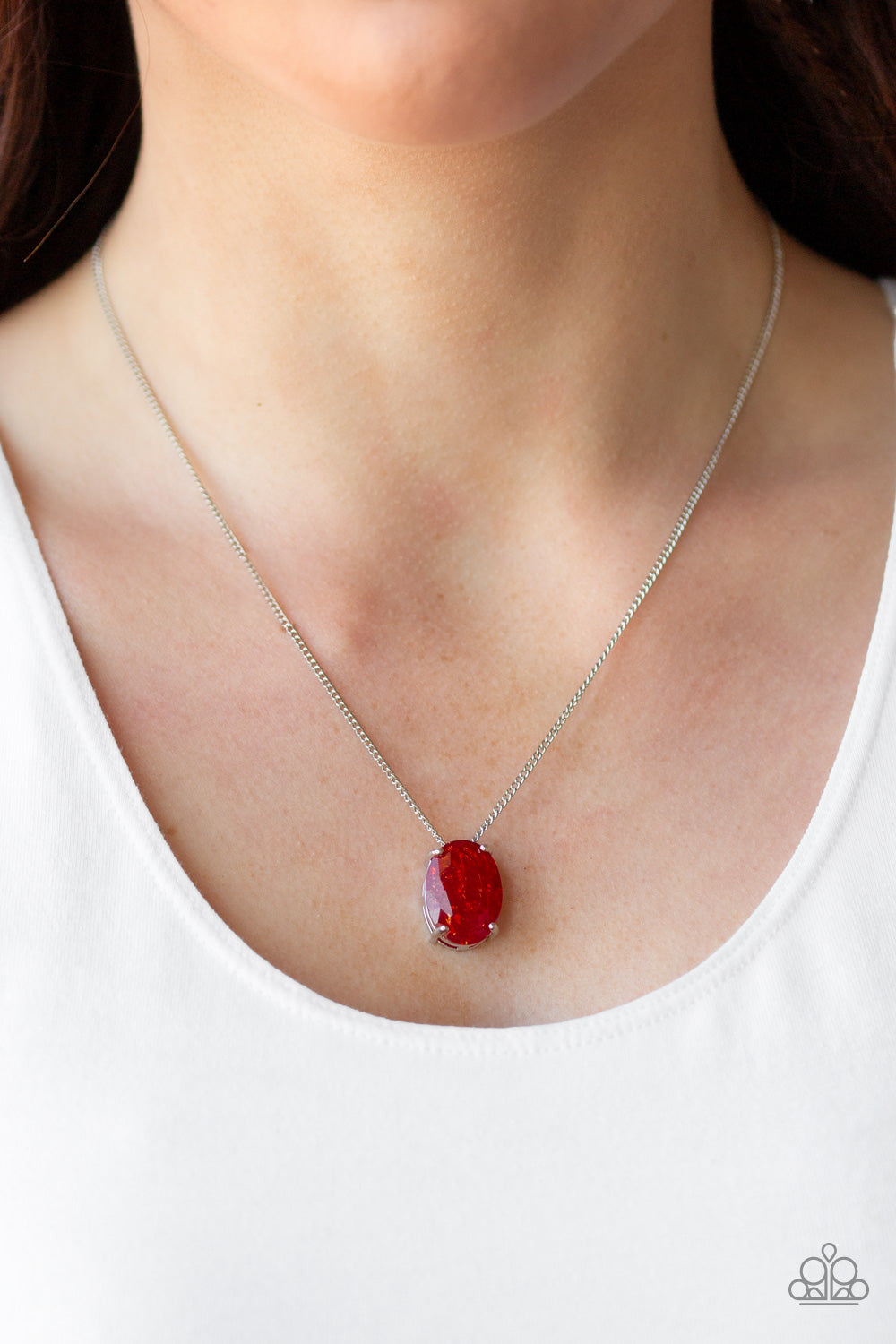 Extra Ice - Red Paparazzi Necklace