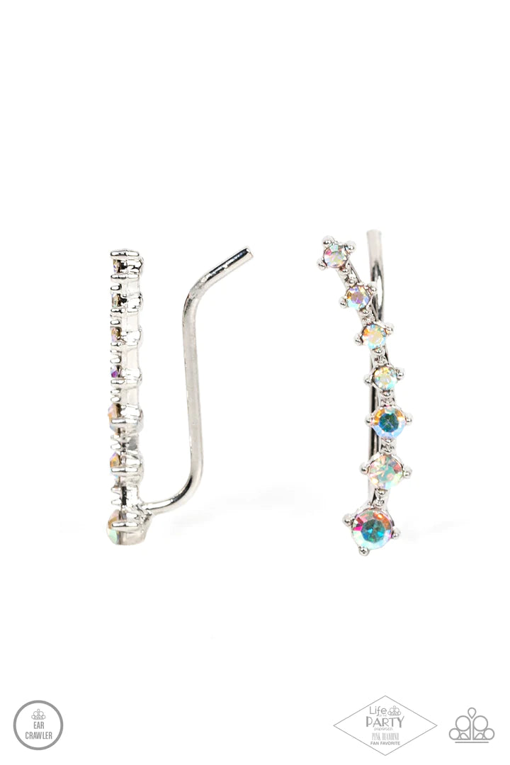 New Age Nebula Multi Paparazzi Ear-Crawler Earrings