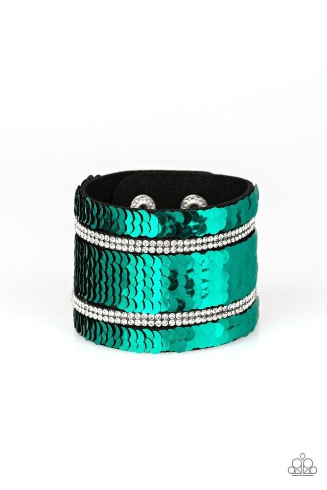 Mermaid Service - Green Urban Paparazzi Bracelet