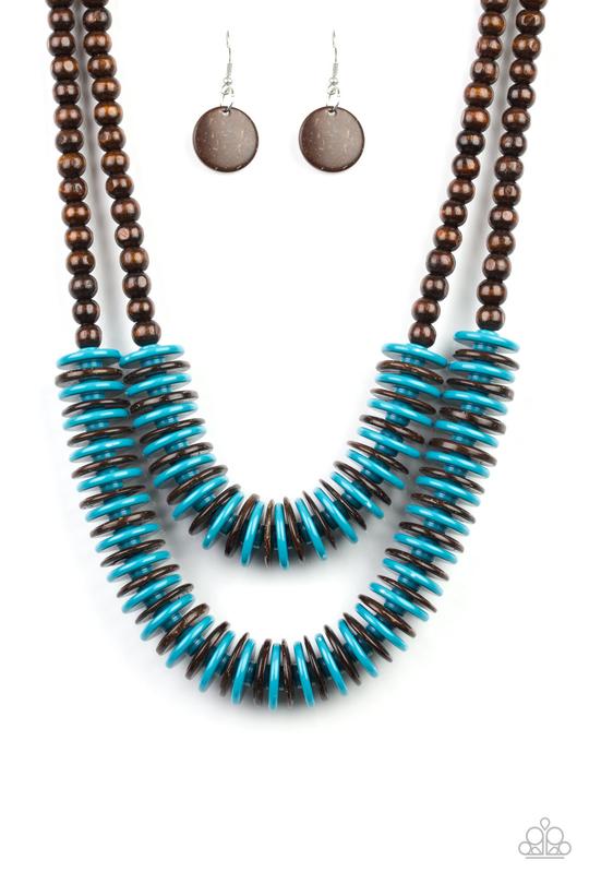 Dominican Disco Blue Paparazzi Necklace