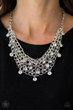 Fishing for Compliments - Silver Paparazzi Necklace