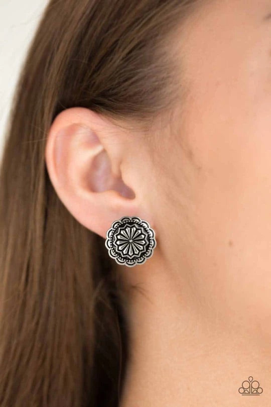 Durango Desert Silver Paparazzi Earrings
