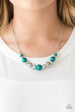 The Big Leaguer Green Paparazzi Necklace