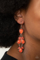 Superstar Social Orange Paparazzi Earrings