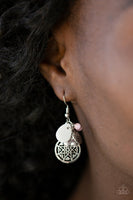 Ocean Oracle Pink Paparazzi Earrings