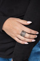Basic Maverick - silver - Paparazzi ring