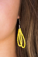 A STANDING OVATION - YELLOW Paparazzi NECKLACE