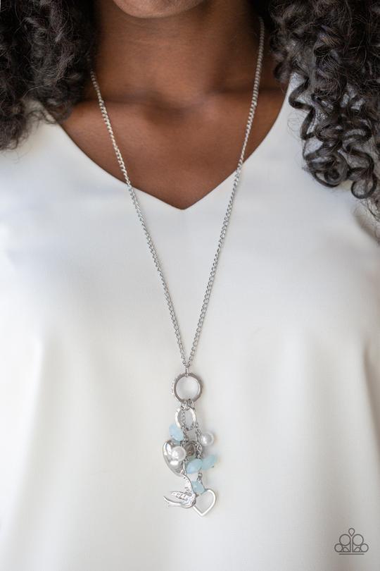 I Will Fly Blue Paparazzi Necklace