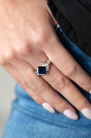Wall Street Winner Blue Paparazzi Ring