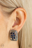 Darling Dazzle Blue Paparazzi Clip On Earrings