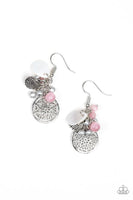 Ocean Oracle Pink Paparazzi Earrings