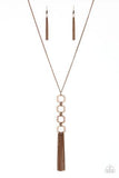 Ready, Set , Geo Brass Paparazzi Necklace