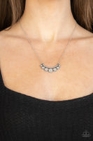Melodic Metallics - Silver Paparazzi Necklace