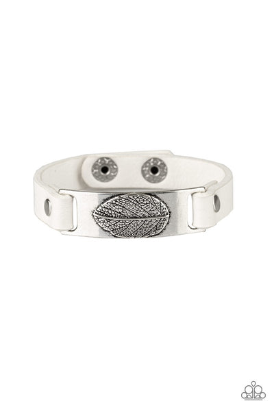 Take The LEAF White Paparazzi Urban Bracelet
