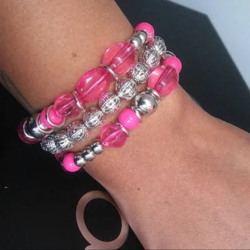 Malibu Marina - Pink Paparazzi Bracelet