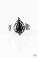 Paparazzi Mineral Minimalist Black Ring