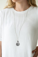 Mom Boss Silver Paparazzi Necklace