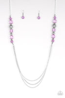 Native New Yorker Purple Paparazzi Necklace