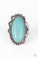 Open Range Blue Paparazzi Ring