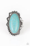 Open Range Blue Paparazzi Ring