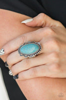 Open Range Blue Paparazzi Ring