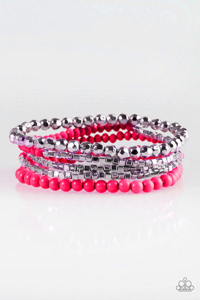 Colorfully Chromatic - Pink Paparazzi Bracelet