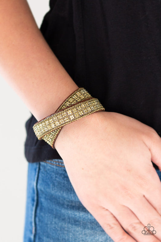 Paparazzi Rock Band Refinement Brass Urban Bracelet