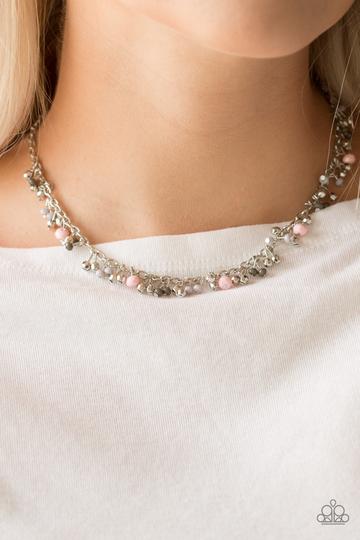 Sailing the Seven Seas Pink Necklace