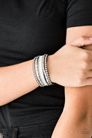 Seize The Sass Silver Paparazzi Urban Bracelet