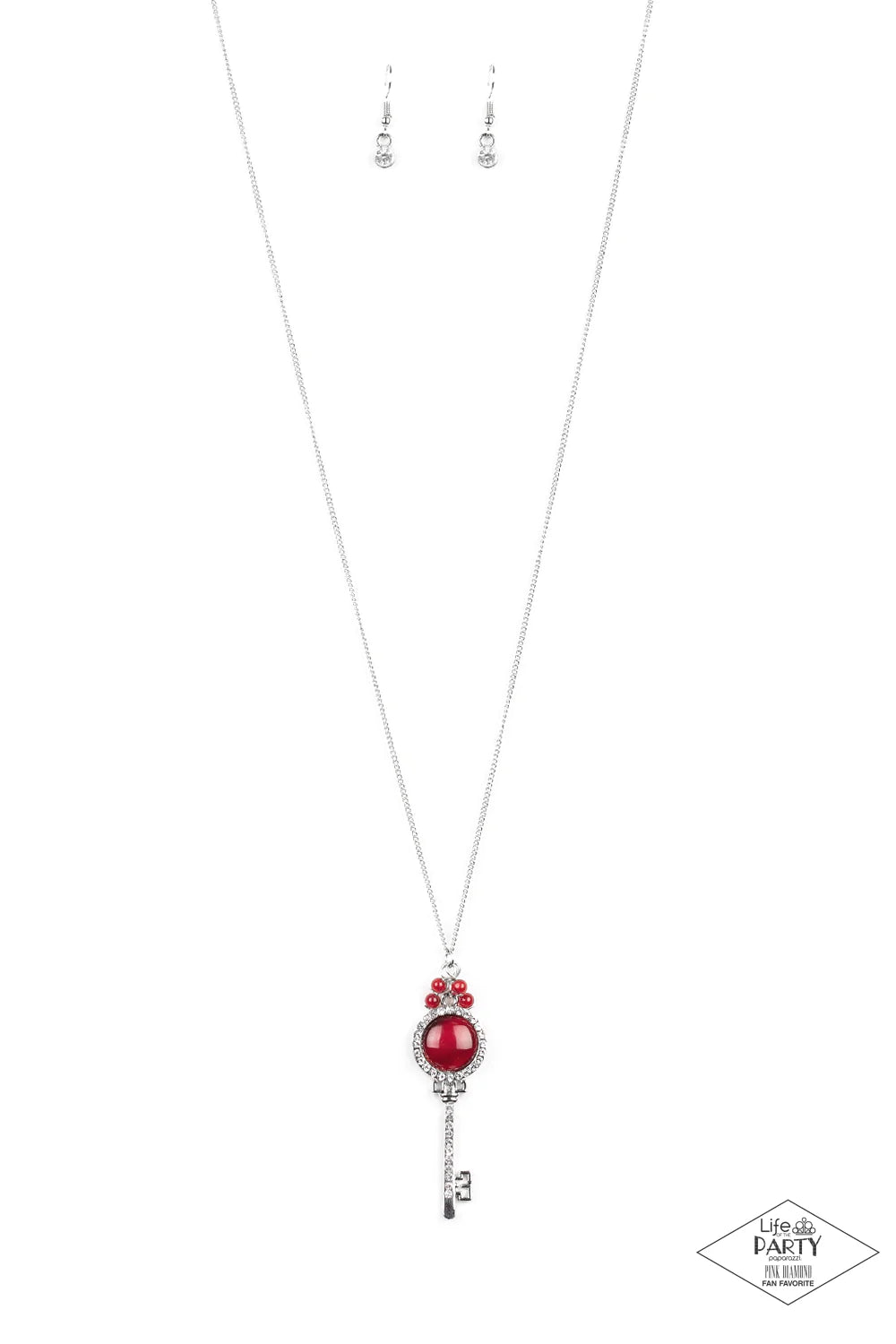 Unlock Every Door Red Paparazzi Necklace