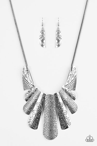 Untamed - Silver Paparazzi Necklace
